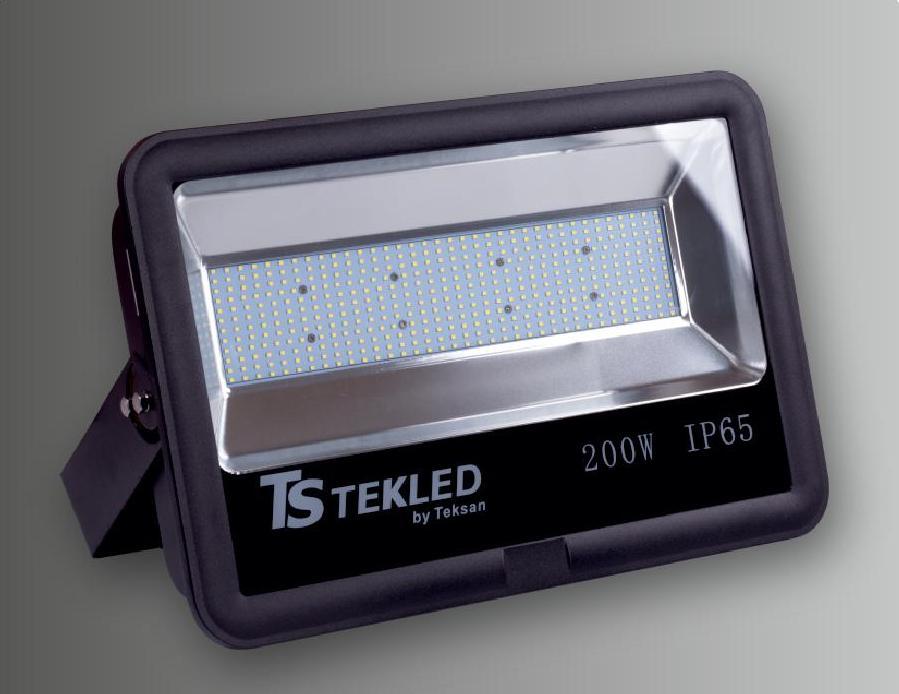 Прожектор LED SMD 200W BLACK 6000K (TEKLED1шт, фото 1