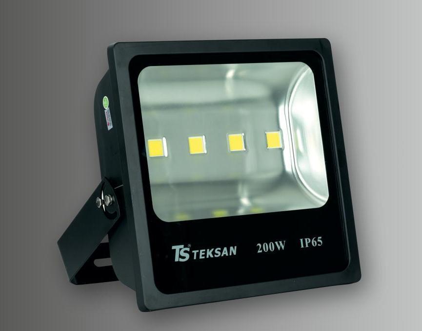 Прожектор LED TS200 200W 6000K BLACK (TS)1шт - фото 1 - id-p78293445