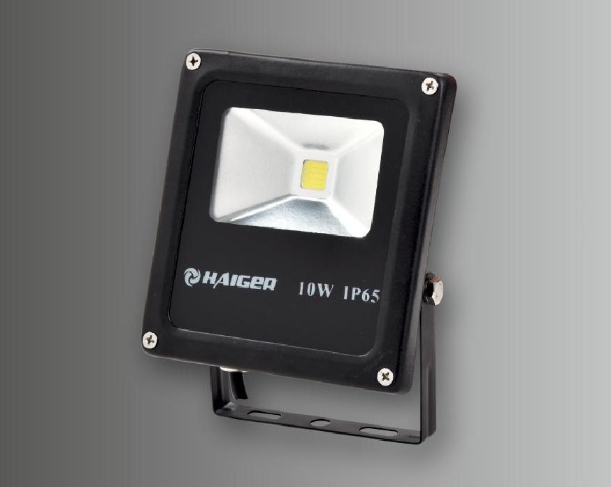 Прожектор LED TS010 10W 6000K BLACK (TS)50шт - фото 1 - id-p78293484