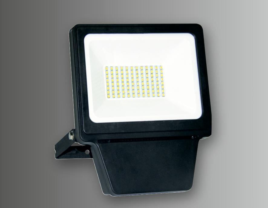 Прожектор LED SMD 50W BLACK 6000K (TS))24шт - фото 1 - id-p78293564