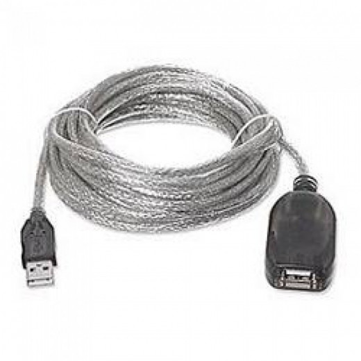 Кабель-удлинитель Manhattan USB 2.0 А М to A F (5 м)