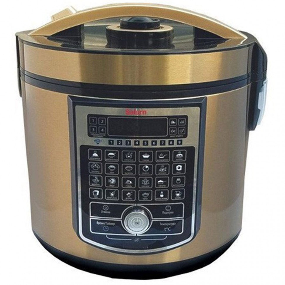Мультиварка Saturn ST-MC9205 золотой (+ йогуртница)