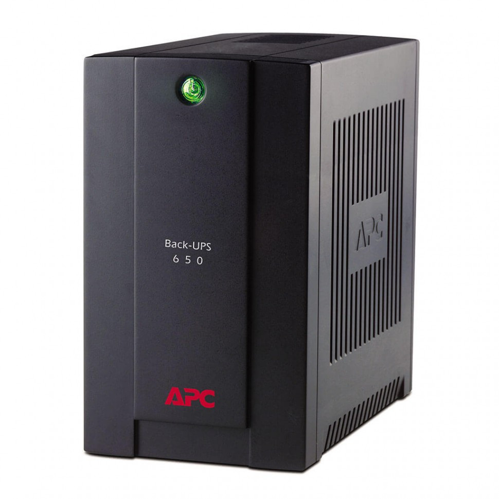 Источник бесперебойного питания APC Back-UPS BX, Line-Interactive, 650VA / 390W