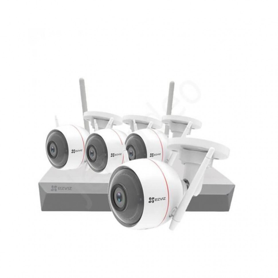 Готовый комплект видеонаблюдения на 4 камеры Ezviz CS-BW2824-B1E10
