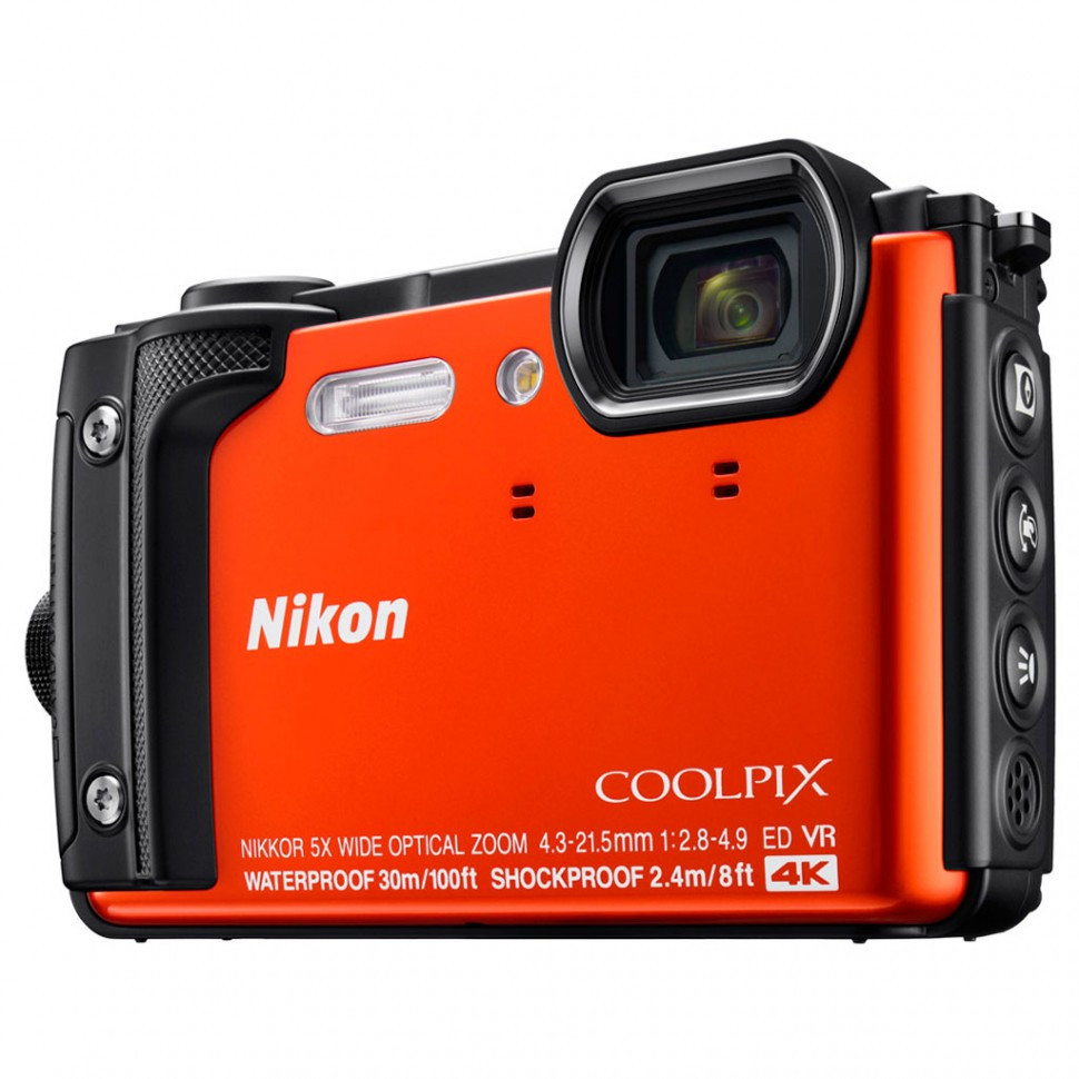 Фотоаппарат компактный Nikon COOLPIX W300 оранжевый