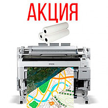 Плоттер Epson SureColor SC-T5200 + бумага C13S045278 Bond Paper Bright (90) 24" roll в подарок Акция