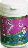 Polidex Super Wool 200таб., Полидекс Супер Вул, витамины для шерсти и кожи кошек