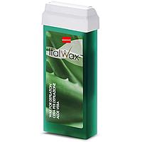 Воск для депиляции ITALWAX теплый 100мл Aloe Алоэ в картридже, Италия