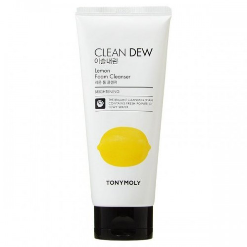 Пенка для лица с экстрактом лимона TONY MOLY Clean Dew Lemon Foam Cleanser