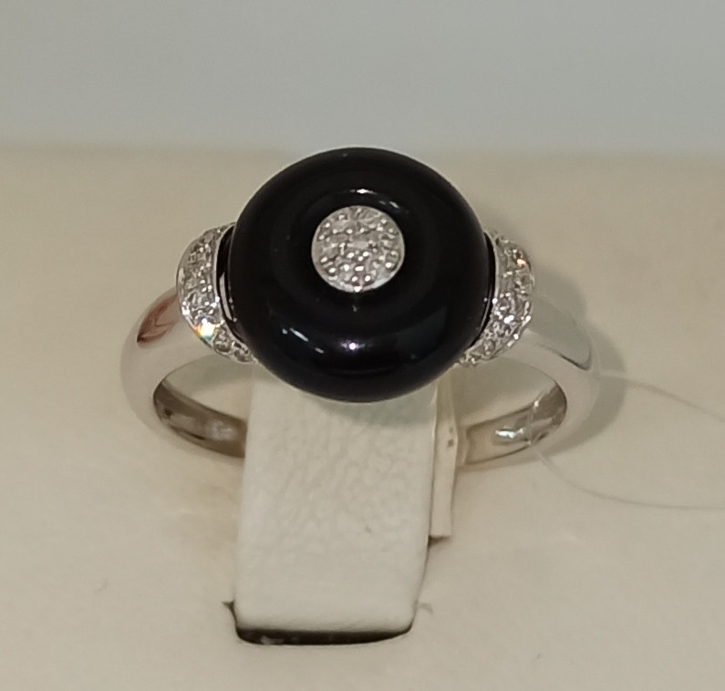 Кольцо с бриллиантом / 16,5 размер ( пр. Абая 141 ) - фото 2 - id-p78377234