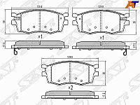 Колодки тормозные перед KIA RIO 05-11