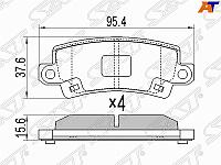 Колодки тормозные зад TOYOTA COROLLA EURO 02-06