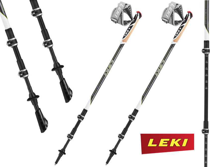 Карбоновые палки телескопические Leki Traveller carbon (Германия) 2020