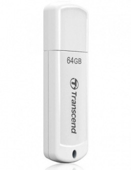 USB Флеш 64GB 2.0 Transcend TS64GJF370 белый - фото 1 - id-p77882417