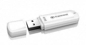 USB Флеш 64GB 2.0 Transcend TS64GJF370 белый - фото 2 - id-p77882417