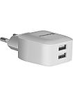 Зарядное устройство сетевое Defender EPA-13, 2xUSB, 5V/2.1А, белый
