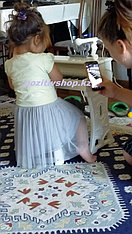 Детские Пианино со стульчиком и микрофоном 328 белый