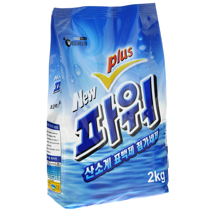 Welgreen Концентрированный стиральный порошок New Power Plus Detergent / 2 кг.