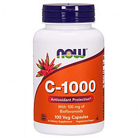 БАД Витамин С 1000 мг + биофлавоноиды (100 капсул)  в составе цитрусовые Now Foods