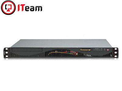 Сервер Supermicro 1U/Xeon E3-1220 v6 3GHz/16Gb/2x1Tb