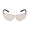NITRAS 9012, защитные очки, оправа черная / прозрачная, окуляры светлые, серебристый зеркальный, фото 2