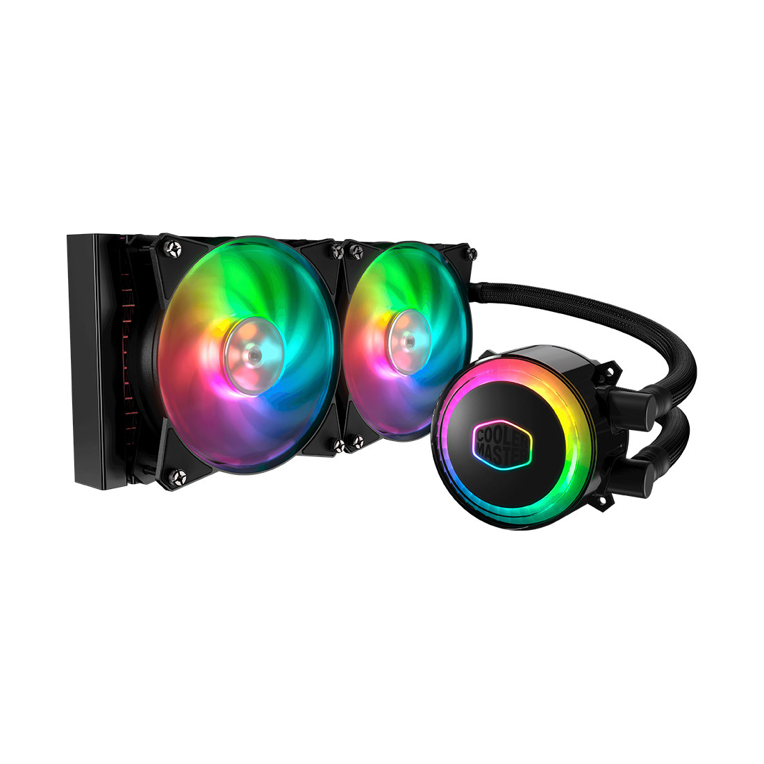 Водяное охлаждение для CPU CoolerMaster MasterLiquid ML240R RGB (Black)