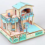 Кукольный дом 3D пазл 14,5*12*10,5 см, фото 3
