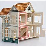 Кукольный дом 3D пазл 34,7*23*30 см, фото 3