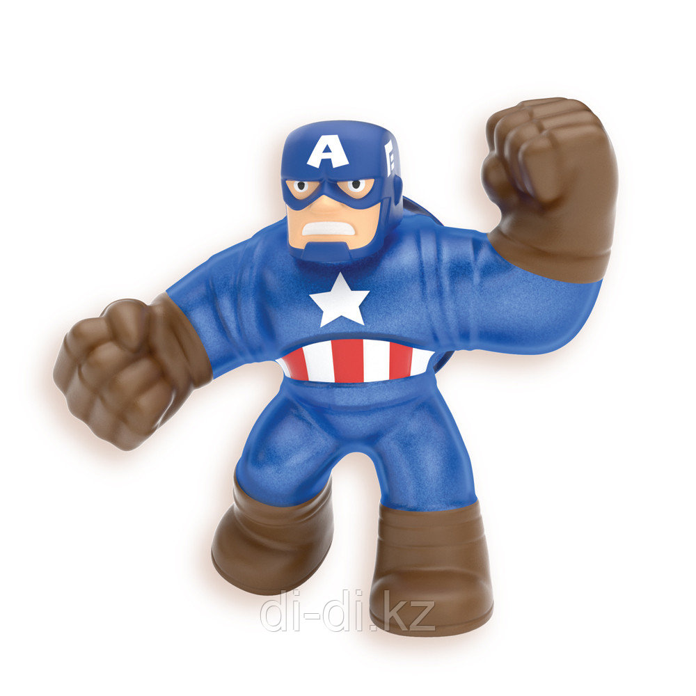 Тянущаяся фигурка Гуджитсу Супергерои: Капитан Америка GooJitZu