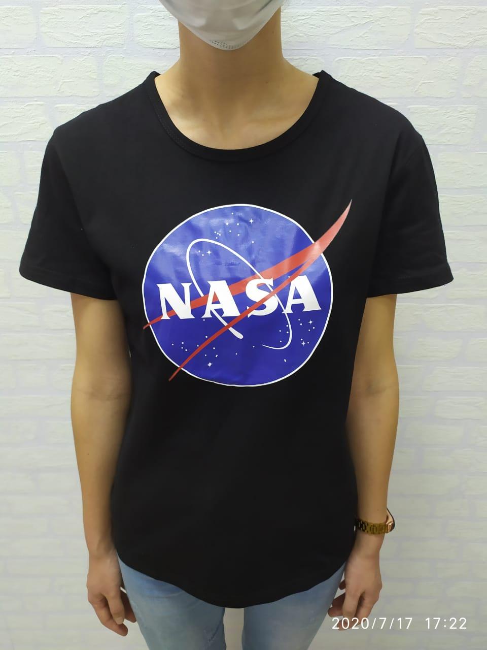 Футболка NASA чёрная