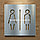 Таблички навигационные для WC для уборных, фото 6