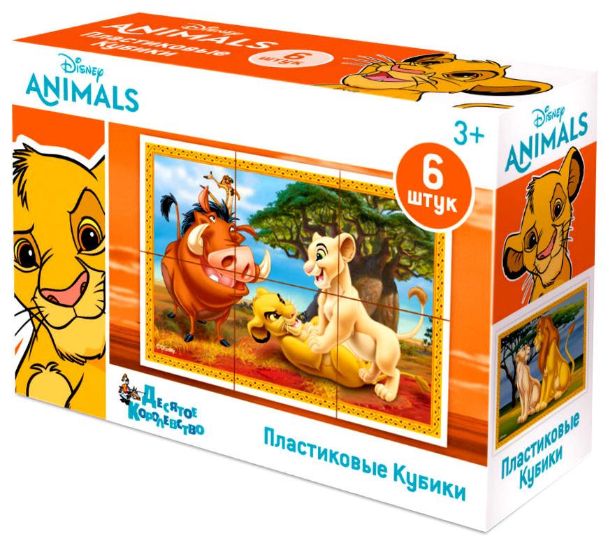Пластмассовые кубики «Король Лев» Disney (6 шт)
