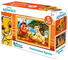 Пластмассовые кубики «Король Лев» Disney (6 шт)