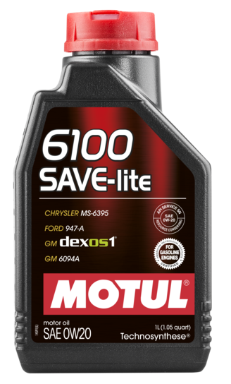 0W20 6100 Save-lite (1Л) Полусинтетическое моторное масло Motul - фото 1 - id-p78501469