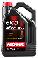 5W30 6100 SAVE-NERGY (5Л) Полусинтетическое моторное масло Motul