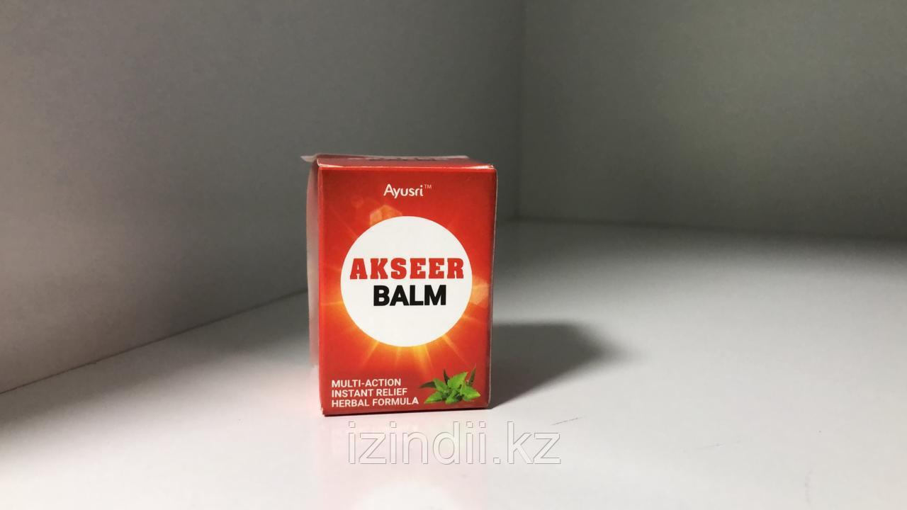 Аксеер Бальзам, Akseer Balm, 9 мл, обезболивающий бальзам, Ayusri