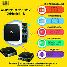 ANDROID TVBOX приставка X96MINI (1/8GB)