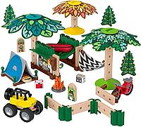 Конструктор для детей с элементами из дерева «Пикник» Fisher-Price Wonder Makers, фото 1