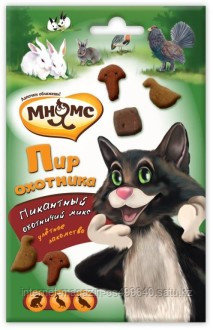 Лакомство для кошек Мнямс Пир охотника утка, кролик, дичь