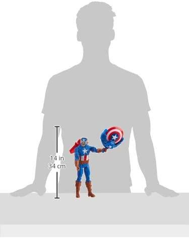 Капитан Америка фигурка интерактивная 30 см со щитом - фото 2 - id-p78578423