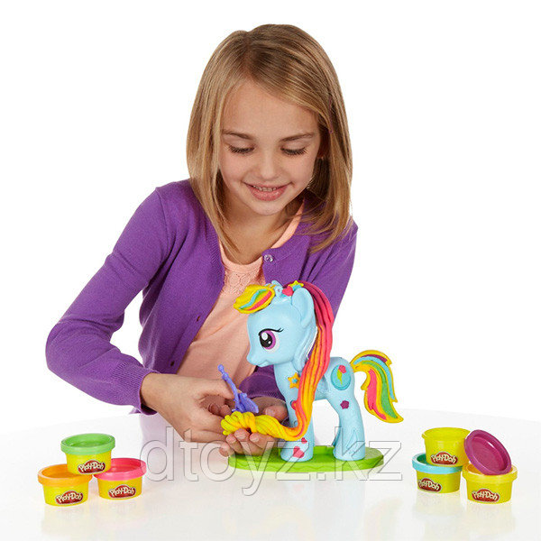 Hasbro Play-Doh Игровой набор "Стильный салон Рэйнбоу Дэш" - фото 4 - id-p78601997