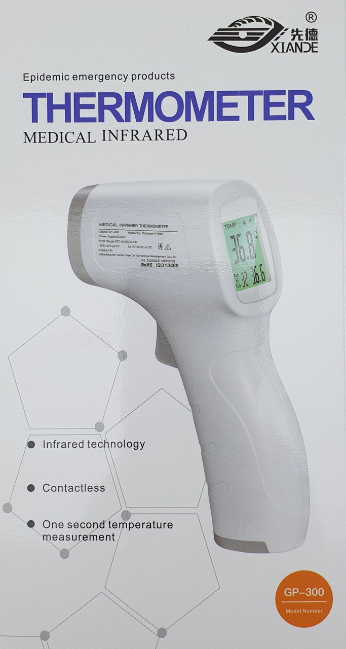 Термометр инфракрасный бесконтактный GP-300