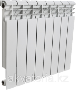 Rommer Profi AL350-80-80-080 10 секц. рад аллюм.(RAL9016)