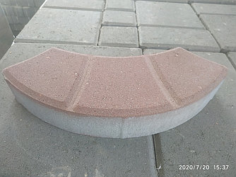 Тротуарная плитка "Веер" (260х120х60, цветная)