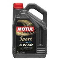 Cинтетическое моторное масло Motul 5W50 Sport (5Л)