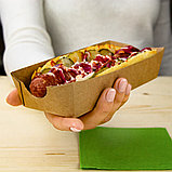 Упаковка для хот-догов, картофеля фри 500мл 165*70*40, ECO, фото 4