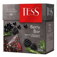 Чай TESS Berry Bar черный с добавками 1,8 г х 20 пирам.