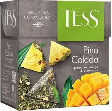 Чай Tess Pina Colada, green tea (1,8 х 20 х 12) - фото 1 - id-p78759337