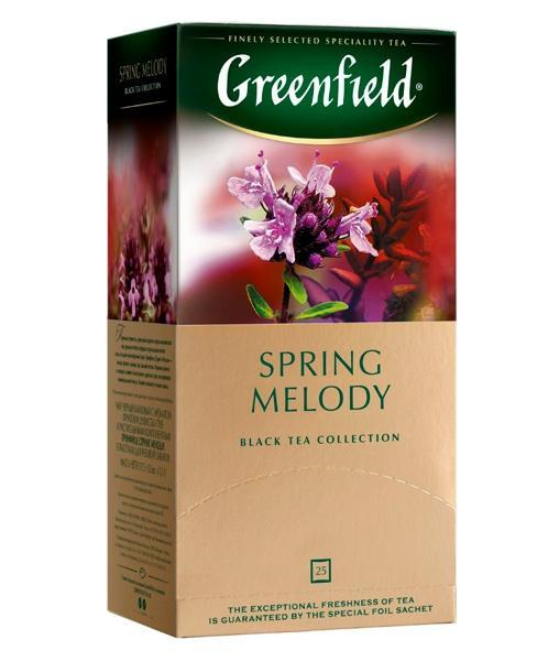 Чай черный Greenfield Spring Melody (25 пак. х 1,5г) - фото 1 - id-p78763990