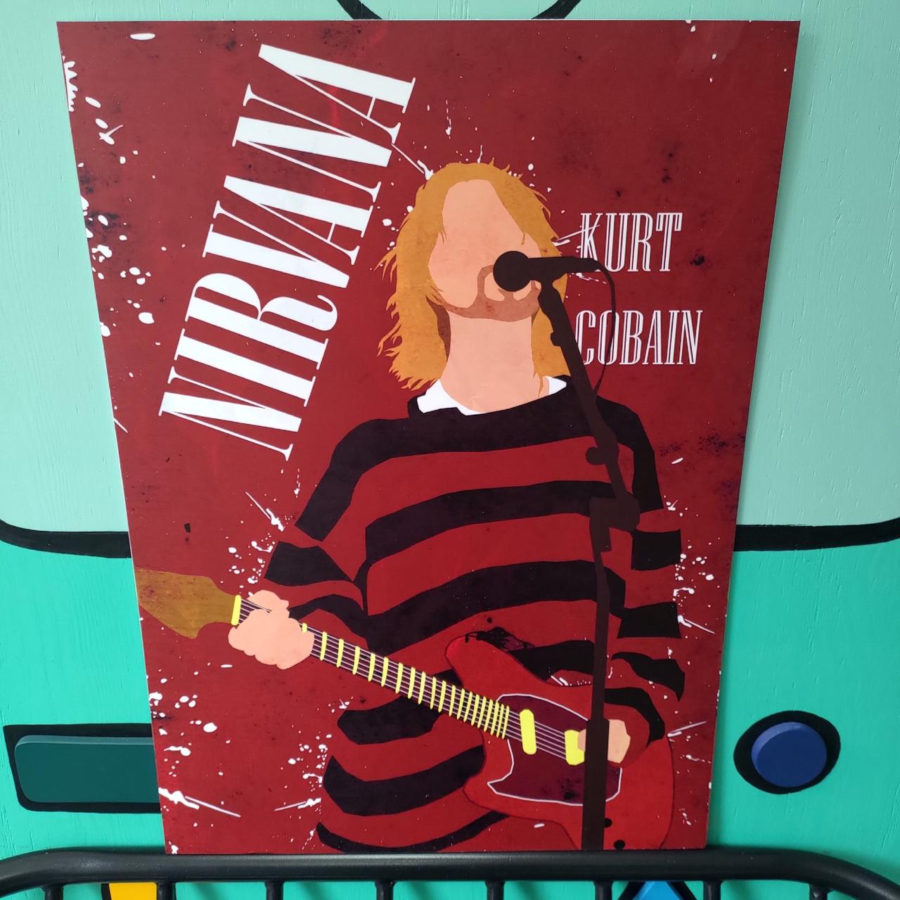 Постер Nirvana Kurt Cobain